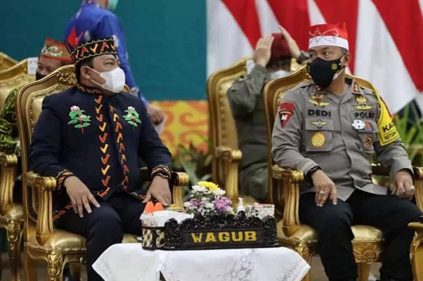 Kapolda Kalteng Irjen Pol Dedi Prasetyo dan Wagub Kalteng Edy Pratowo