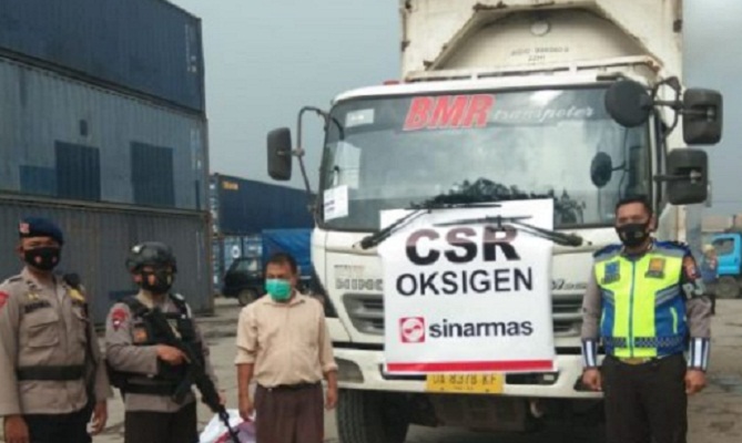 Polda Kalteng Kawal Oxygen Medis PT.Aneka Gas Industri